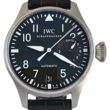 Thumbnail von IWC Große Fliegeruhr Big Pilot 46MM 7 Days date black dial Full Set Like NEW 2011’s </h1>
