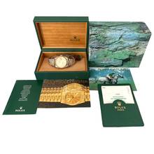 Thumbnail von Rolex Datejust 36 16233 Tapestry champagne dial Full Set TOP Condition 2000’s