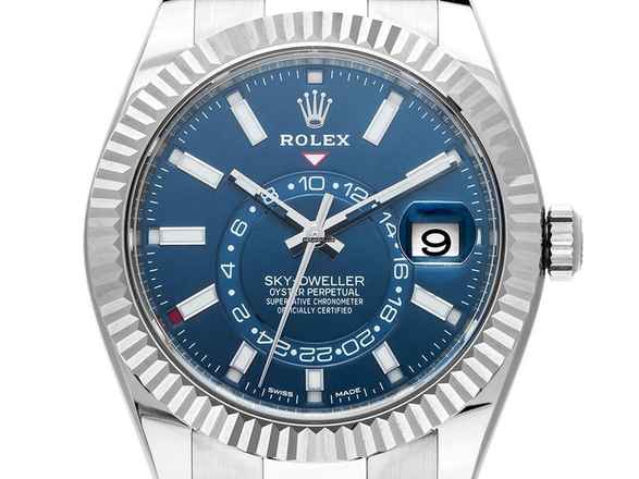  Rolex Sky-Dweller Blue Ref.326934 2023 Full Set wie Neu Vintage  