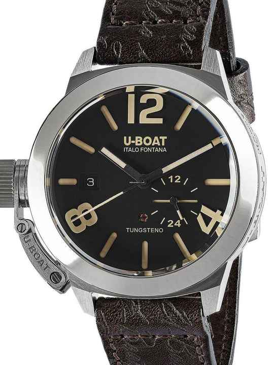  U-Boat Classico 8893 Classico Tungsteno Black Automatik Herrenuhr 42mm 