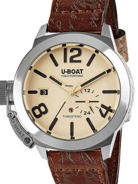  U-Boat Classico 8892 Classico Tungsteno Beige Automatik Herrenuhr 42mm 