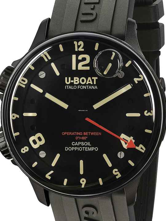  U-Boat 8770/A Capsoil Qs. Doppotempo DLC Herrenuhr 45mm 10ATM 