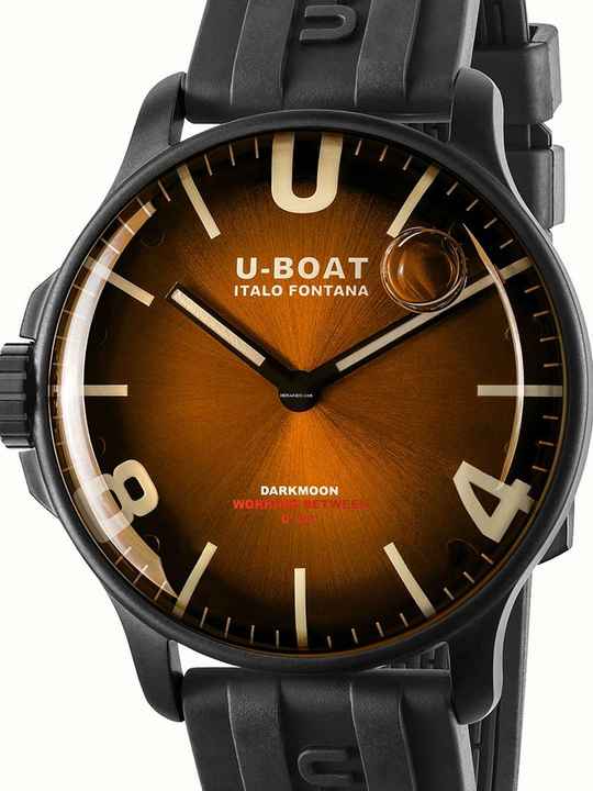 U-Boat 8699 Darkmoon Brown IPB Soleil Herrenuhr 44mm 5ATM 