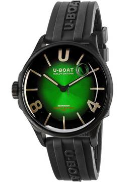  U-Boat 9503/A Darkmoon Green PVD Soleil Herrenuhr 40mm 5ATM 