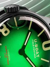 Thumbnail von U-Boat 9503/A Darkmoon Green PVD Soleil Herrenuhr 40mm 5ATM