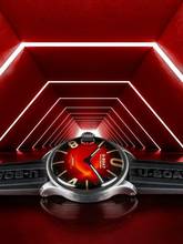 Thumbnail von U-Boat 9500 Darkmoon Red SS Soleil Herrenuhr 40mm 5ATM