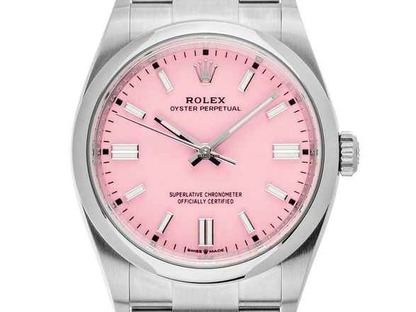 Rolex Oyster Perpetual 36 Candy Pink Ref.126000 2025 Full Set Ungetragen </h1> 
