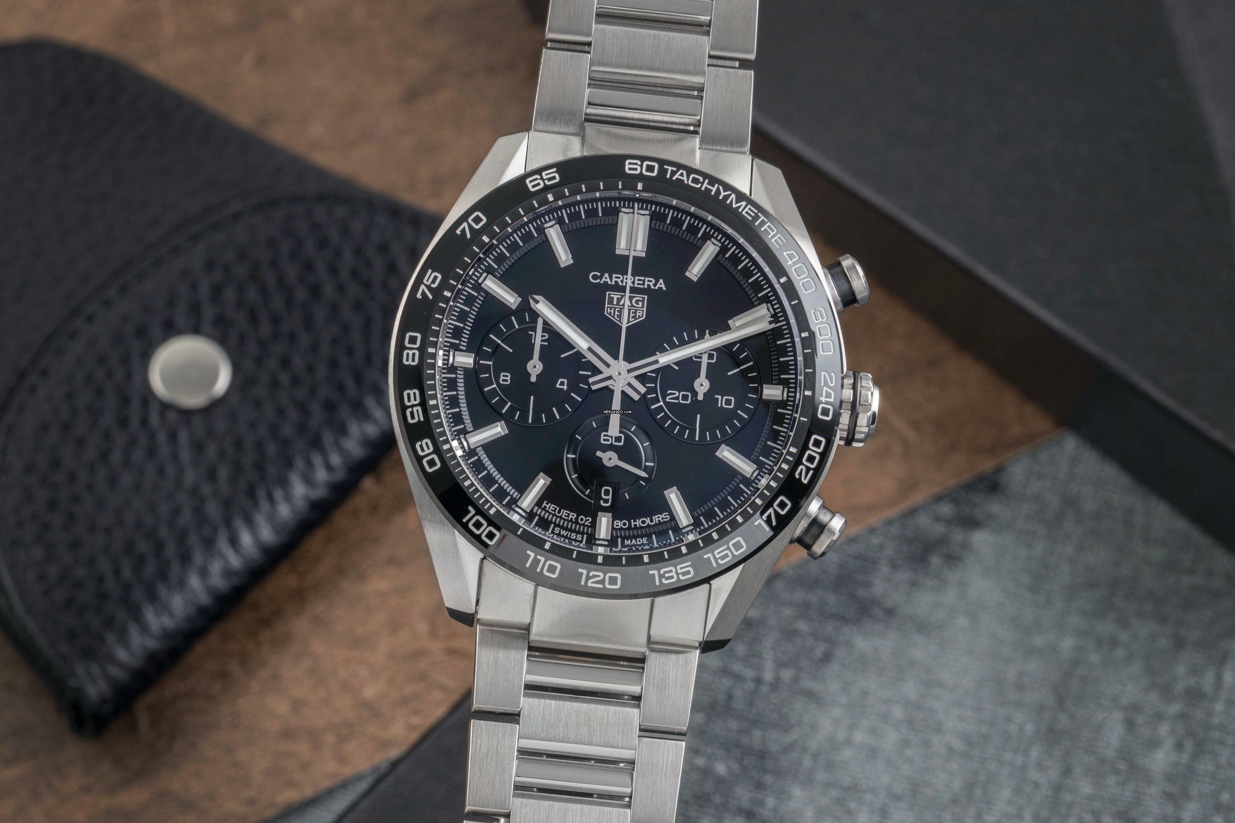 TAG Heuer Carrera Chronograph Automatik Herrenuhr CBN2A1B.BA0643 B&P 2020