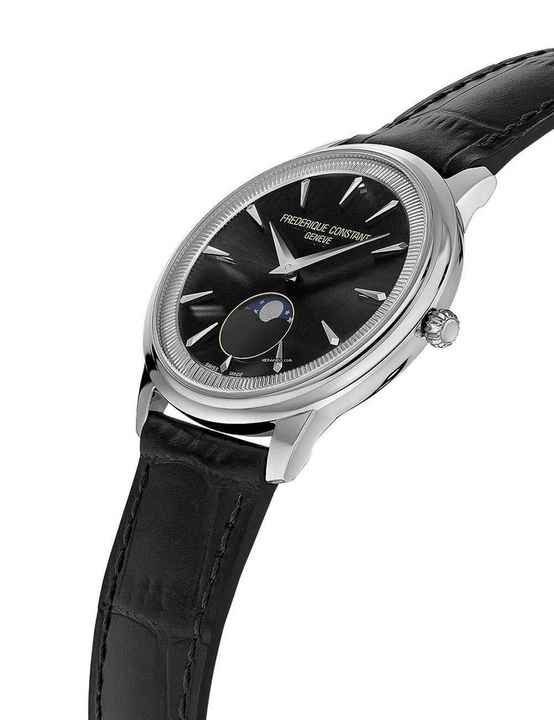  Frederique Constant FC-206B3S6 Damenuhr Klassik Quarz Mondphase 37mm 3ATM 