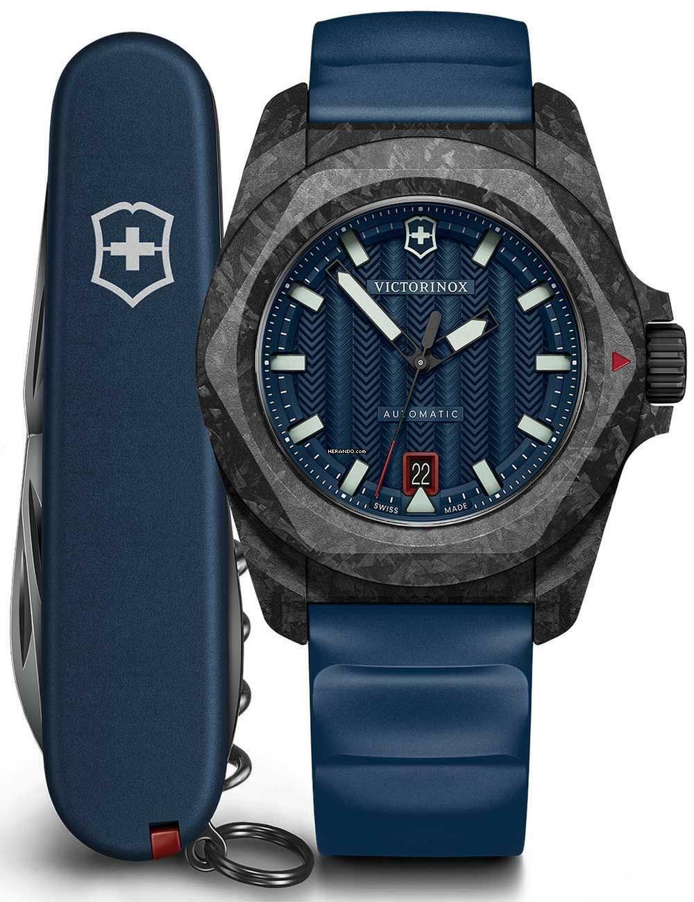  Victorinox Swiss Army I.N.O.X. 242022.1 Herrenuhr I.N.O.X. Karbon Automatik 41mm 20ATM 