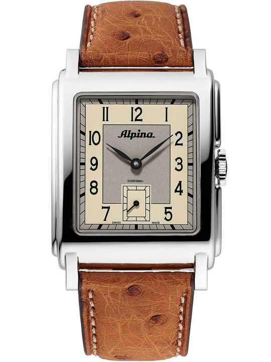  Alpina AL-530SAC3C6 Heritage Carree Automatik Herrenuhr 33mm 3ATM 