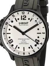 Thumbnail von U-Boat 8889 Capsoil Doppiotempo DLC GMT Herrenuhr 45mm 10ATM