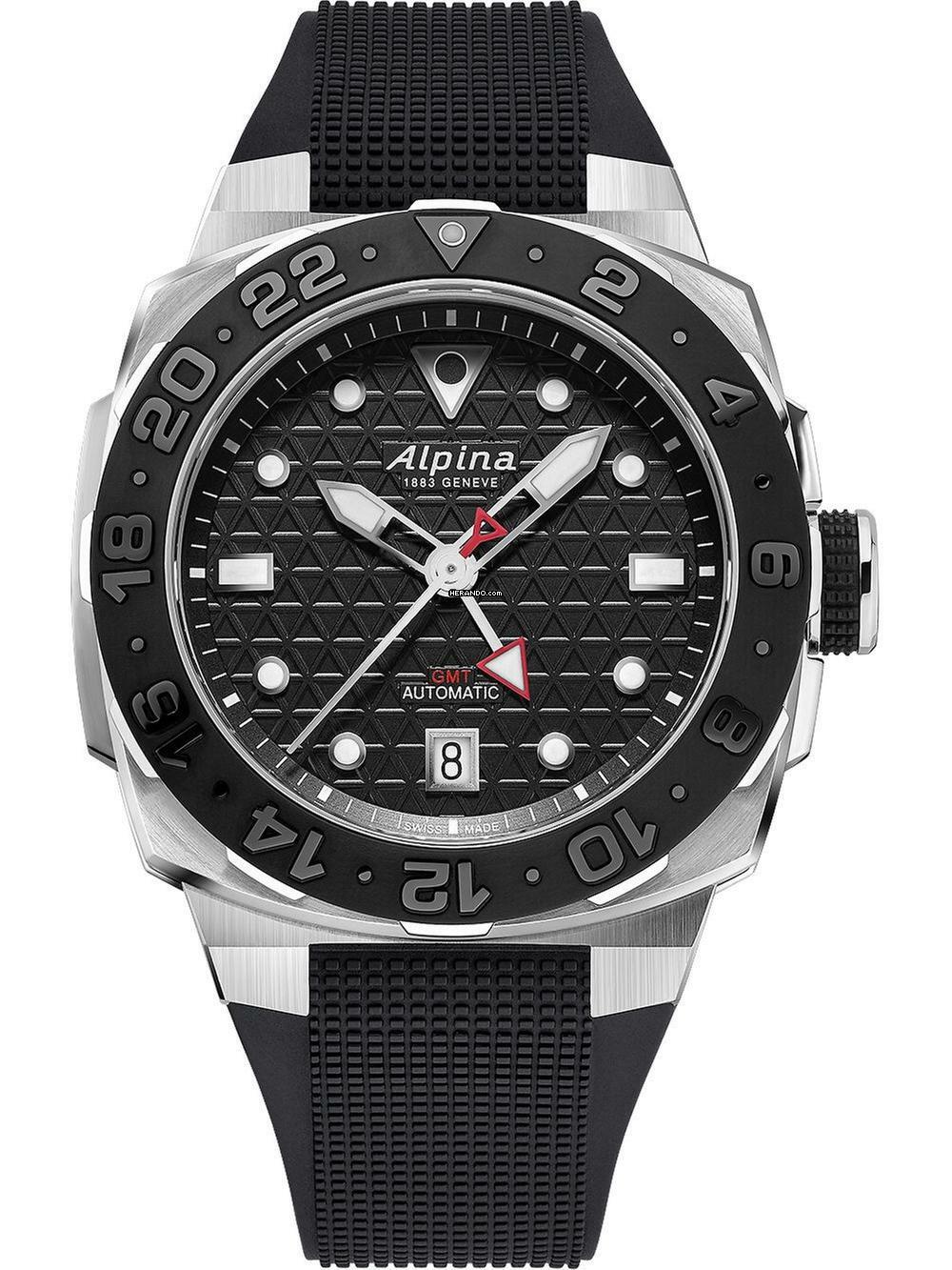  Alpina Startimer AL-560B3VE6 Herrenuhr Startimer Heritage Automatik GMT 39mm 30ATM 
