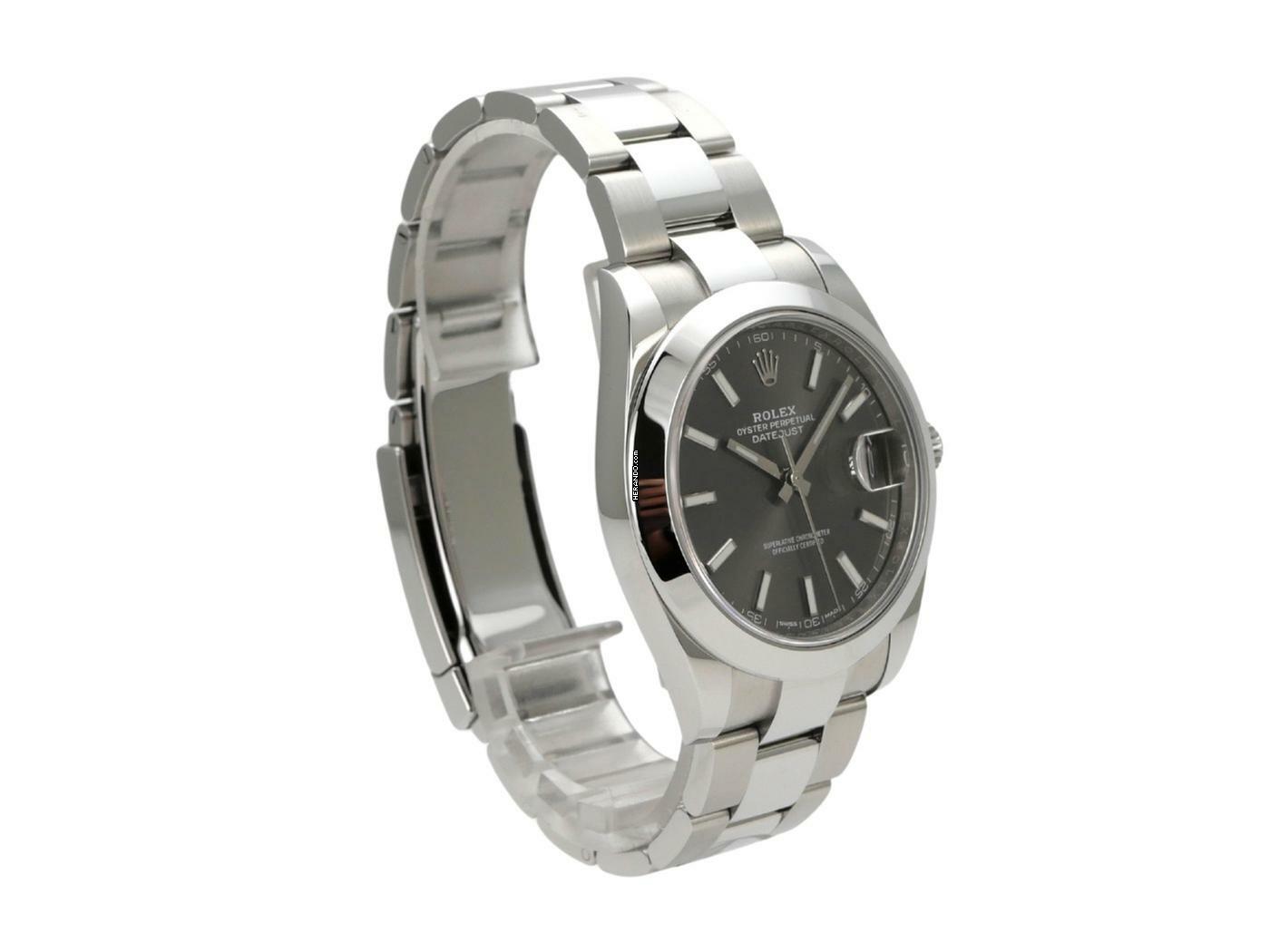 Rolex Datejust 41 Edelstahl 126300 Rhodium