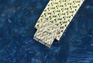 Thumbnail von Piaget rare Vintage Dress Watch | 9862 D 3 | Lapis Lazuli Dial | Yellowgold </h1>