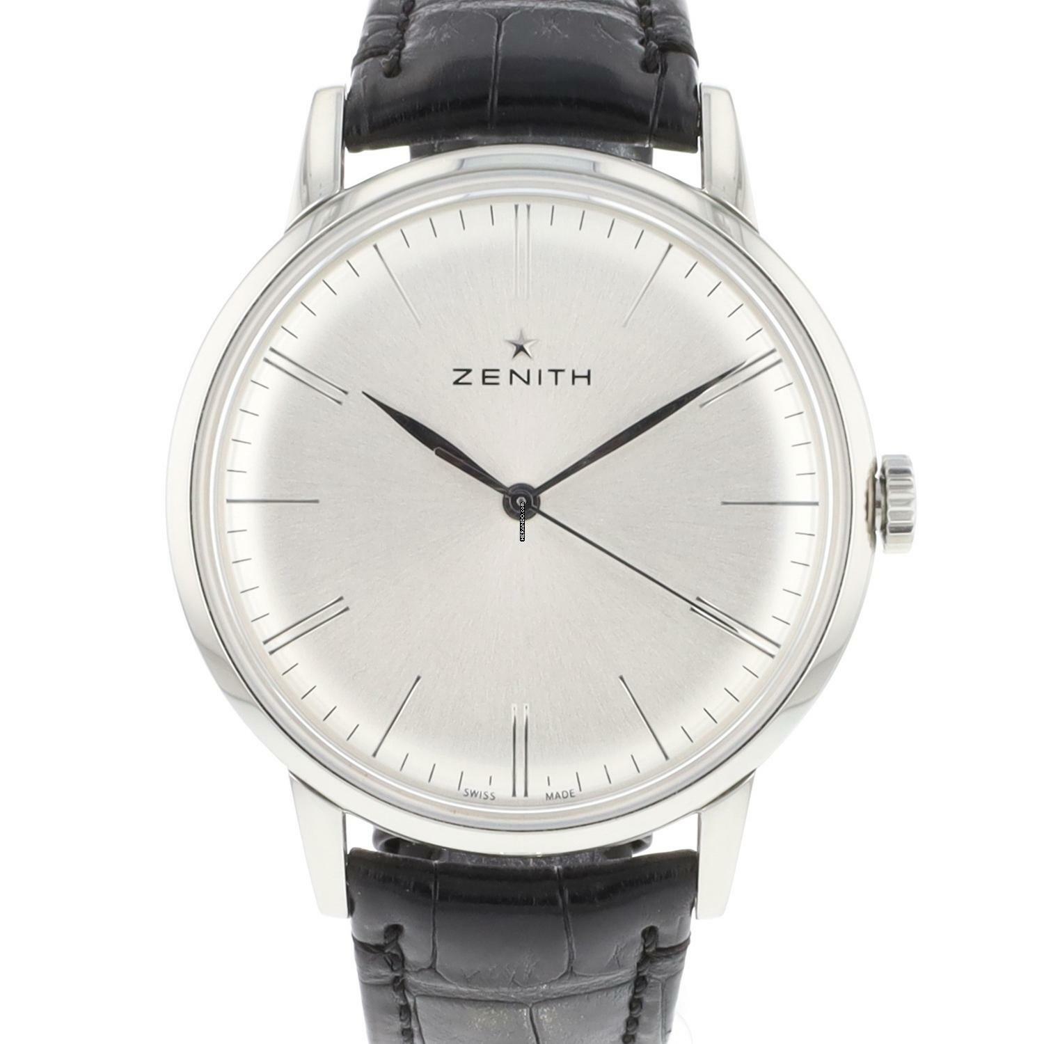 Zenith Elite 6150 42MM Silver Dial 