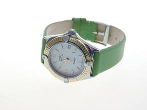 Thumbnail von Breitling Callisto 34 mm Stahl Gold Herrenuhr im Top Zustand mit neuem Lederband