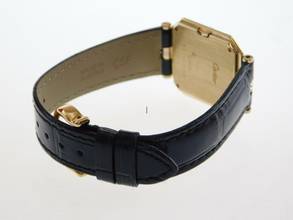 Thumbnail von Cartier Ceinture 18 Karat Tri - Color Ceinture Paris mit Tresoruhr wie Neu 27 x 34 mm original Band und Schließe </h1>
