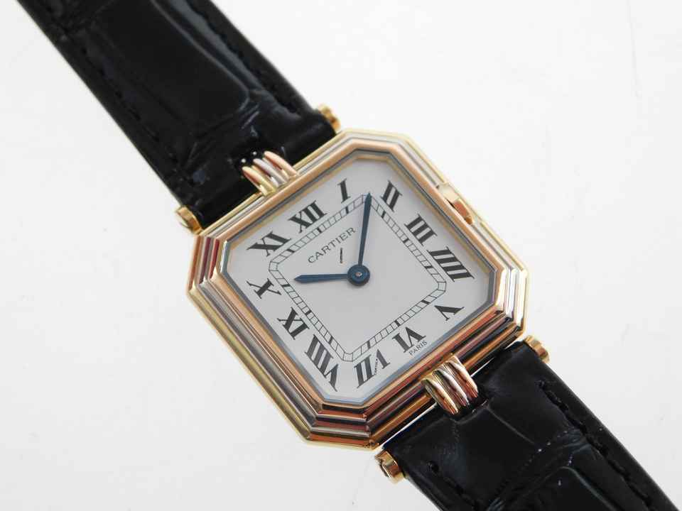  Cartier Ceinture 18 Karat Tri - Color Ceinture Paris mit Tresoruhr wie Neu 27 x 34 mm original Band und Schließe </h1> 