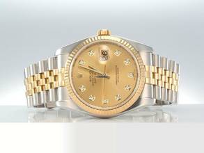 Thumbnail von Rolex Datejust 36 36mm 116233 2011 Diamanten Stahl Gelbgold 750 Automatik
