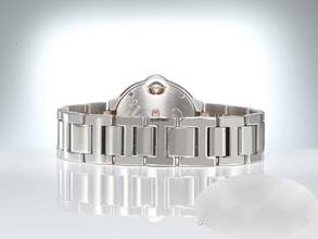 Thumbnail von Cartier Ballon Bleu 28mm Edelstahl Rosegold 750 Diamanten W3bb0009 Stahl Gold