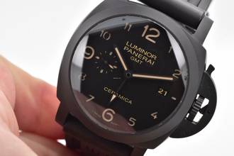 Thumbnail von Panerai Luminor 1950 3 Days GMT Automatic Marina 1950 3 Days GMT Ceramic PAM 441 Panerai Service 04/2025 PAM00441 </h1>