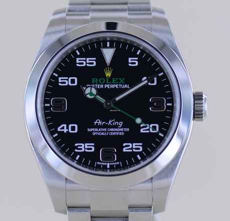  Rolex Air King Oyster Perpetual Air-King black Dial Green 40mm 116900 Top 2020 
