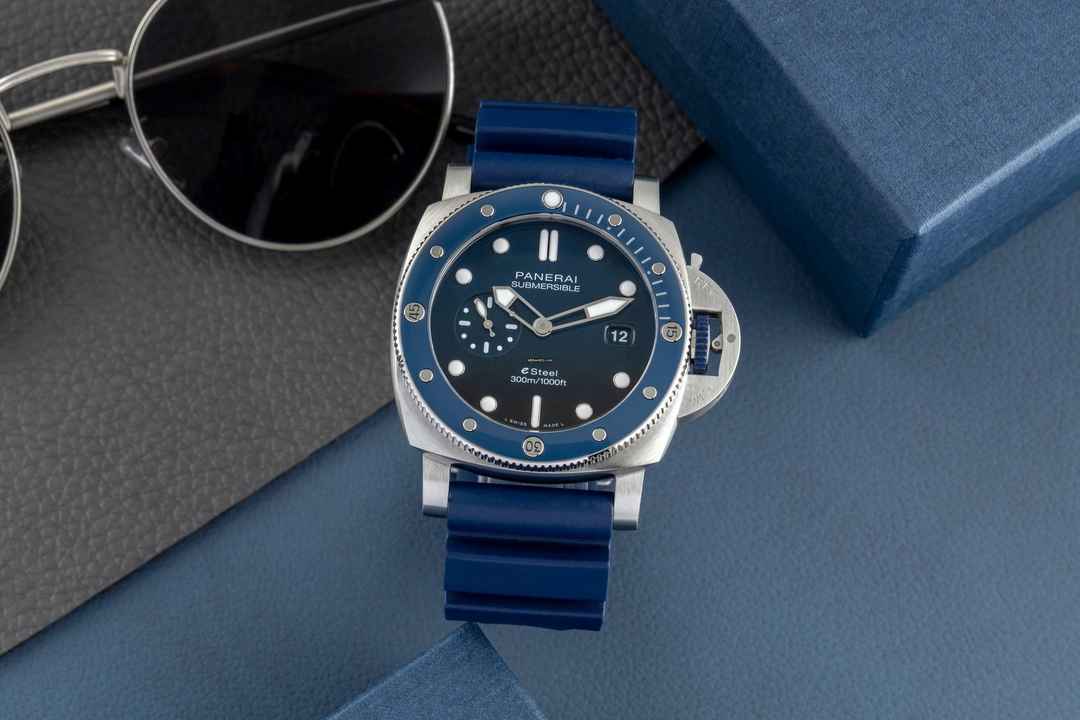  Panerai Submersible QuarantaQuatrro Stahl Automatik Ref. PAM01289B&P 2024 