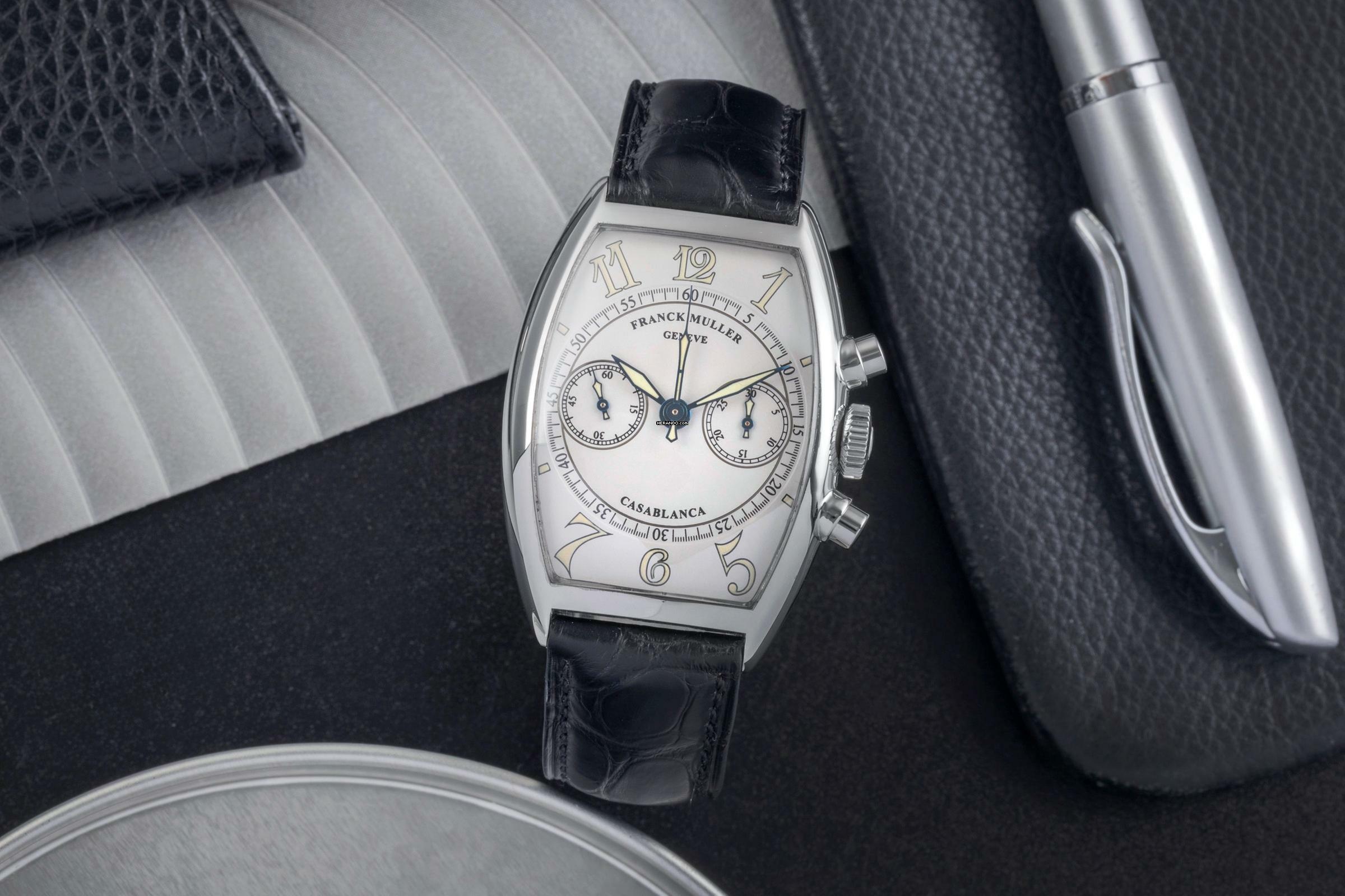  Franck Muller Casablanca Handaufzug Herrenuhr Ref. 5850 C CC Klassiker  