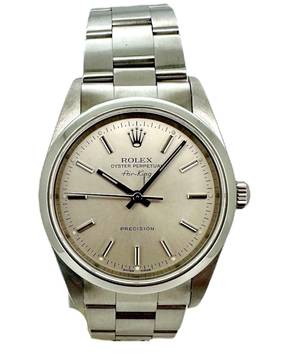  Rolex Air King Zifferblatt Silber 14000M 