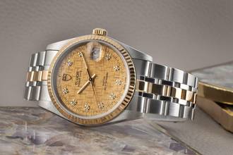 Thumbnail von Tudor Prince Date Stahl / Gold Automatik Diamanten Ref. 74033 Klassiker