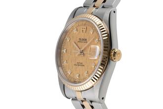 Thumbnail von Tudor Prince Date Stahl / Gold Automatik Diamanten Ref. 74033 Klassiker