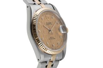 Thumbnail von Tudor Prince Date Stahl / Gold Automatik Diamanten Ref. 74033 Klassiker