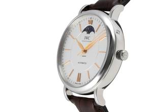 Thumbnail von IWC Portofino Automatic Moon Phase Edelstahl Automatik Herrenuhr Ref. IW459401