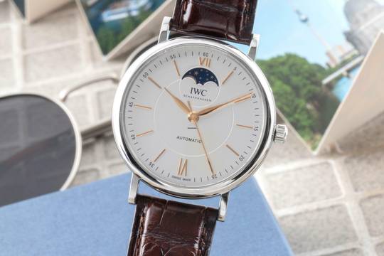  IWC Portofino Automatic Moon Phase Edelstahl Automatik Herrenuhr Ref. IW459401 