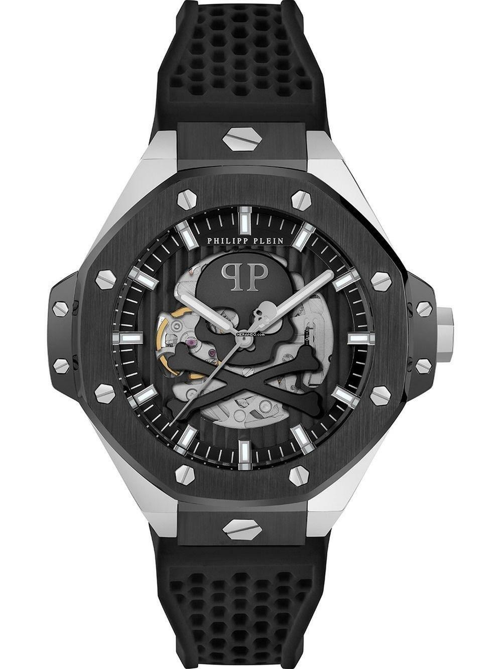 Philipp Plein PWPFA0824 Herrenuhr Skeleton Royal Automatik 46mm 5ATM
