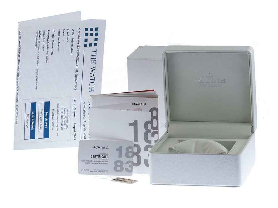  Alpina Comtesse Sport Quartz Rainbow Ref.AL-235NRB3C6B 2025 Full Set Ungetragen  