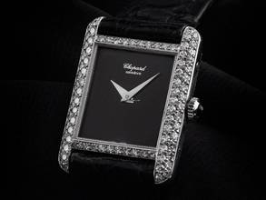 Thumbnail von Chopard Classic Tank Ref.5054 1980 original Box sehr gut Vintage </h1>