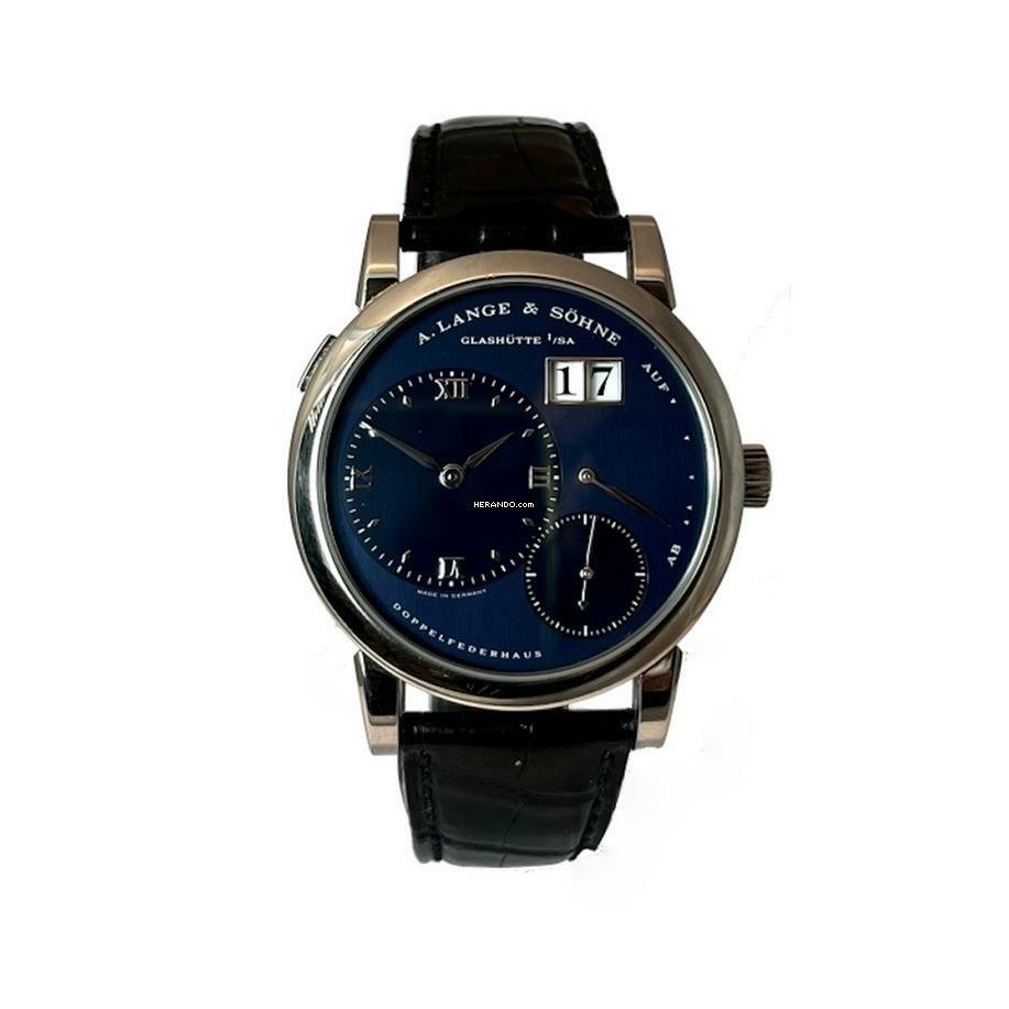 A. Lange & Söhne Lange 1 very rare BLUE DIAL 101.027 </h1>
