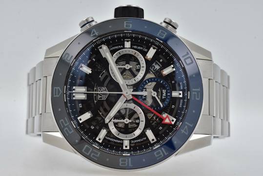  TAG Heuer Carrera 02 Chronograph GMT Batman CBG2A1Z.BA0658 </h1> 