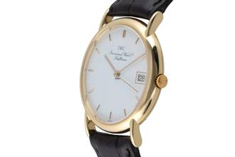 Thumbnail von IWC Portofino 18k (0,750) Gold Quarz Damenuhr Ref. 3332 Klassiker