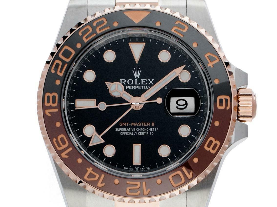  Rolex GMT-Master II Rootbeer Ref.126711CHNR 2018 Full Set wie Neu </h1> 