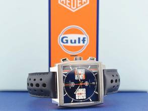 Thumbnail von TAG Heuer Monaco Chronograph X Gulf Like New Stickers