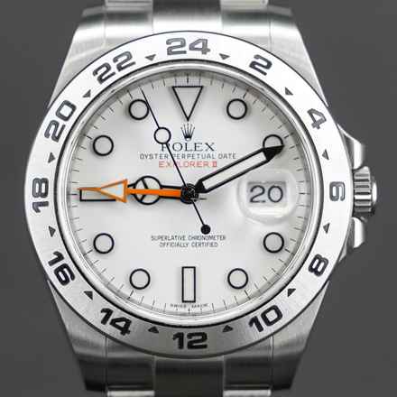  Rolex Explorer II White Dial LC 100 FULLSET 2015 