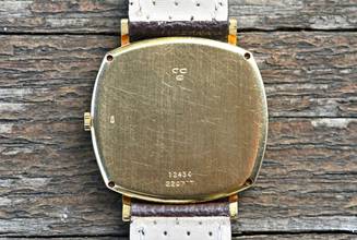 Thumbnail von Piaget very rare TV Screen | 12434 | perfect Lapis Lazuli dial | Yellowgold </h1>