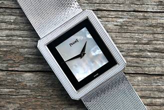 Thumbnail von Piaget Protocole Vintage 9154 | MOP / Onyx Dial | orig. whitegold bracelet </h1>