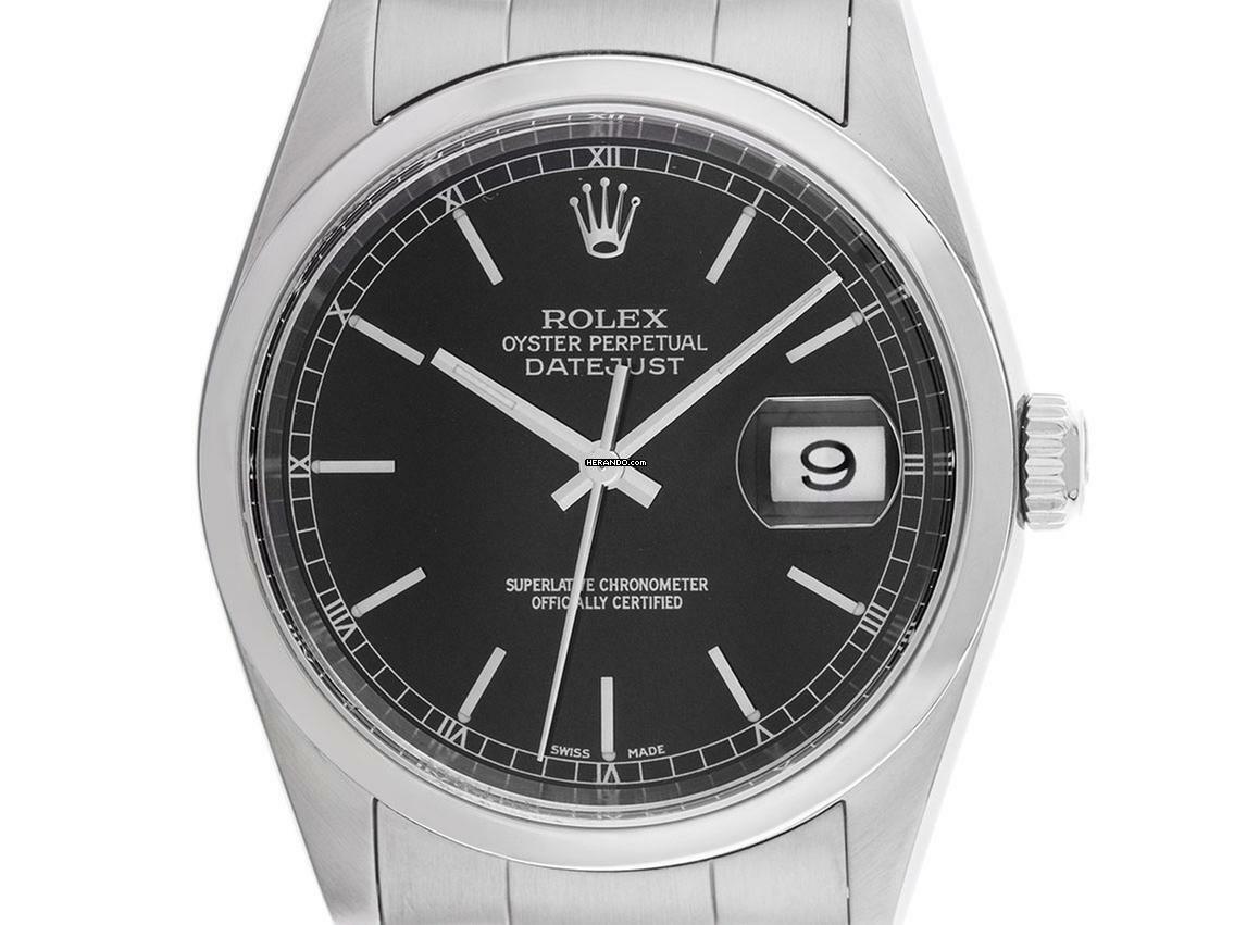 Rolex Datejust 36 Ref.16200 2003 Full Set gut Vintage