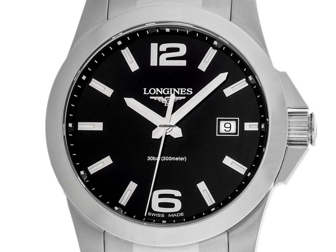  Longines Conquest Ref.L3.659.4.56.6 2013 Full Set sehr gut Vintage  