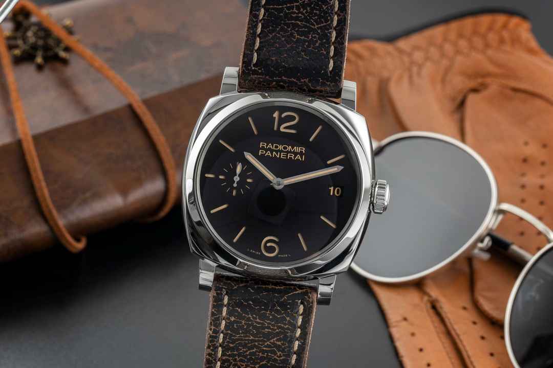  Panerai Radiomir 1940 3 Days Stahl Handaufzug Herrenuhr Ref. PAM00514 B&P  