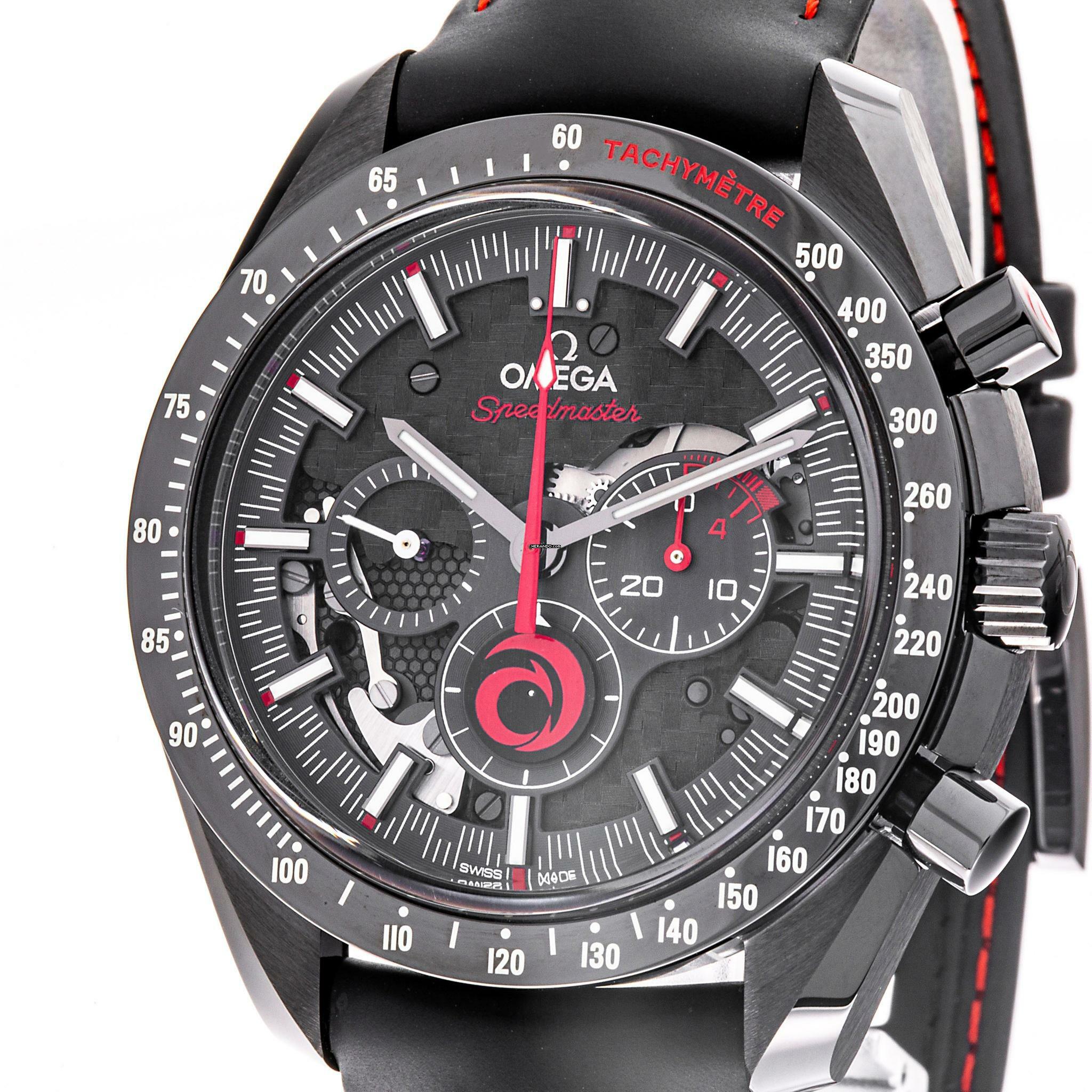 Omega Speedmaster Dark Side 'Alinghi' 44 Skelet – 311.92.44.30.01.002 – NEW – 2023 Full Set